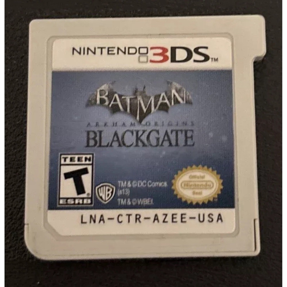 Batman Arkham Origins Blackgate Nintendo 3DS‎ Game Cartridge LNA-CTR-AZEE-USA